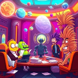Galactic Committee: Whose Cosmos Is It Anyway? - Text-based game
