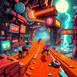 Glitch Masters: The Speedrun Showdown - Text-based game