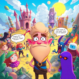 Questiverse: Whose Adventure Is It Anyway? - Text-based game