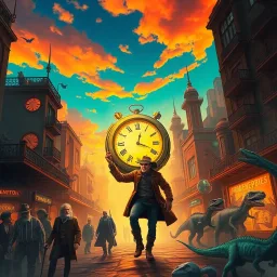 ChronoChase: Whose Time Is It Anyway? - Text-based game