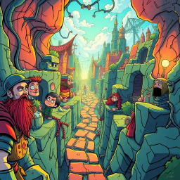 Questception: Who's the Hero, Anyway? - Text-based game