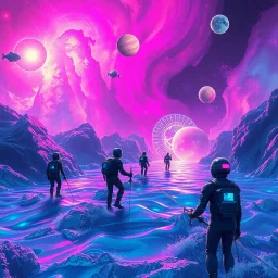 Quantum Fishers: Ripple of Reality - Text-based game