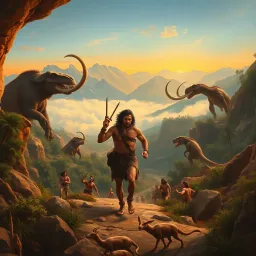 Stone Age Showdown - Text-based game