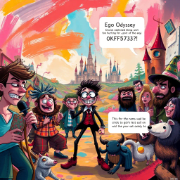 Ego Odyssey: Whose Adventure is it Anyway? - Text-based game