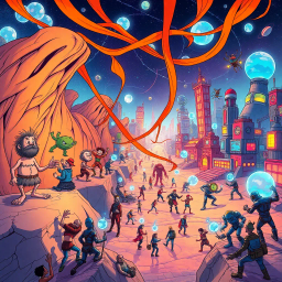 Chronochaos: Whose Adventure is it Anyway? - Text-based game