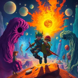 Spectrum Wars: Which Dimension Is It Anyway? - Text-based game