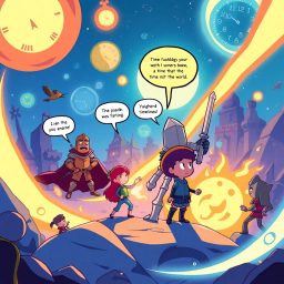 ChronoChums: Whose Hello is it Anyway? - Text-based game