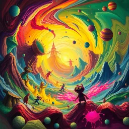 Spectrum Wars: Whose Dimension Is It Anyway? - Text-based game