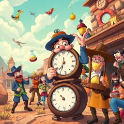 Chrono Clash: Whose Time is it, Anyway? - Text-based game
