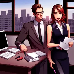Corporate Climax - Text-based game