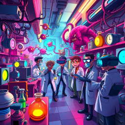 Whose Lab Is It Anyway? - Text-based game