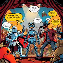 Metamayhem: Whose Adventure Is It Anyway? - Text-based game