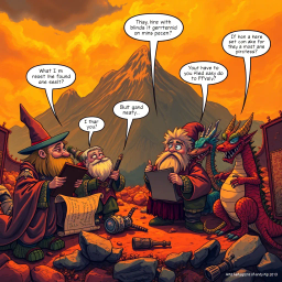 Whose Prophecy Is It Anyway? - Text-based game