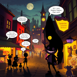 Shadowplay: Whose Shadow is it Anyway? - Text-based game