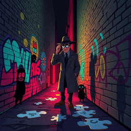 Whose Shadow Is It Anyway? - Text-based game