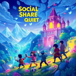 Social Share Quest - Text-based game