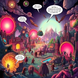 Spectrum Wars: Whose Dimension Is It Anyway? - Text-based game