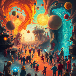 Spectrum War: Which Dimension Is It Anyway? - Text-based game