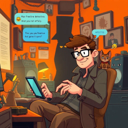 Hello, Who Dis? - Text-based game