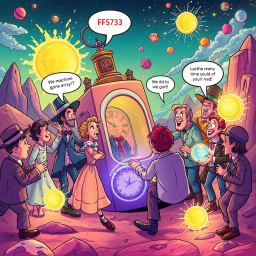 Chrono Chums: Whos There? - Text-based game