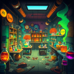 Whose Lab Is It Anyway? - Text-based game