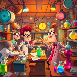 Lab Rascals: Who's Lab Is It Anyway? - Text-based game