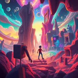 Spectrum Wars: Which Dimension Is It Anyway? - Text-based game