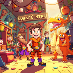 Chronicles of the Clueless: Whose Quest Is It Anyway? - Text-based game