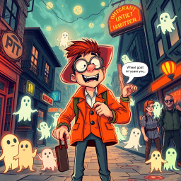 Whose Ghost Is It Anyway? - Text-based game