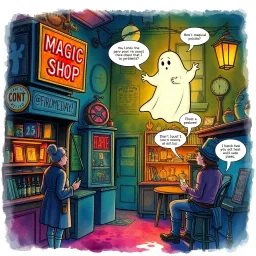 Whose Ghost Is It Anyway? - Text-based game