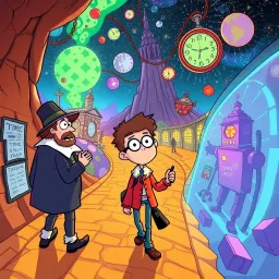 Temporal Tangle: Whose Adventure Is It Anyway? - Text-based game