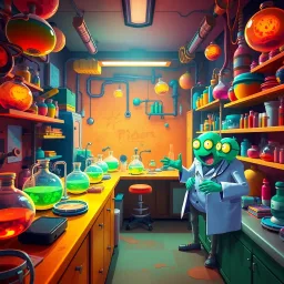 Whose Lab Is It Anyway? - Text-based game