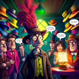 Whose Hat Is It Anyway? - Text-based game