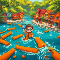 Log Jam: Who's Logs Are These, Anyway? - Text-based game