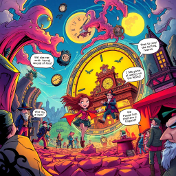 ChronoFrenzy: Whose Time Is It Anyway? - Text-based game
