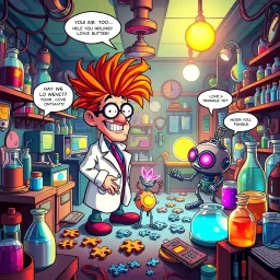 Whose Lab Is It Anyway? - Text-based game