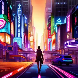Neon Nomad: The Cyber Sleuth Chronicles - Text-based game