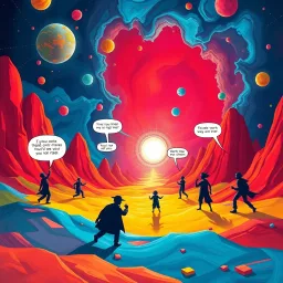 Spectrum Wars: Whose Dimension Is It Anyway? - Text-based game