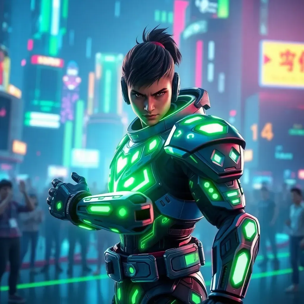 Byte Brawler: Cybernetic Showdown