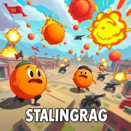Ballistic Blitz: Hitler's Two Balls Conquer Stalingrad - Text-based game