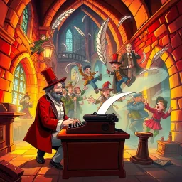 ChronoScript: Whose Story Is It Anyway? - Text-based game