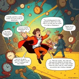 ChronoScript: Whose Story is it Anyway? - Text-based game
