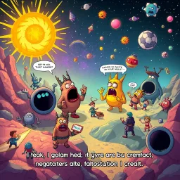 Whose Cosmos Is It Anyway? - Text-based game