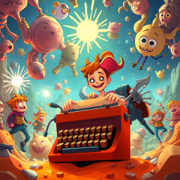 Metamayhem: Whose Adventure Is It Anyway? - Text-based game