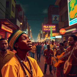 Fela's Echo: The Beat of Change - Text-based game