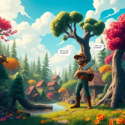 Log Jam: Lumberjack Legends - Text-based game