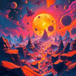 Spectrum Wars: Which Dimension Is It Anyway? - Text-based game