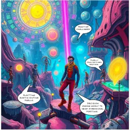 Spectrum Wars: Which Dimension is it Anyway? - Text-based game