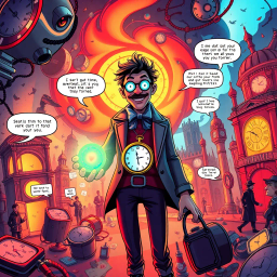 ChronoCatch: Who's Time Is It Anyway? - Text-based game