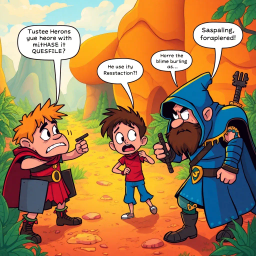 Whose Adventure Is It Anyway? - Text-based game